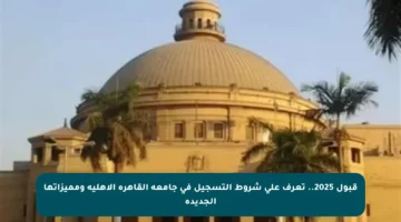 قبول 2025.. تعرف على شروط التسجيل في جامعة القاهرة الأهلية ومميزاتها الجديدة